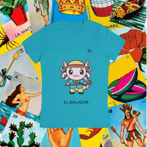 Playera Axoloteria El Bailador Ajolote