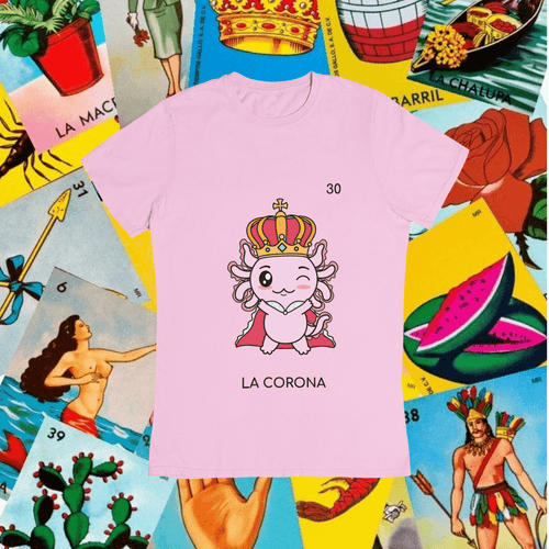Playera Axoloteria La Corona Ajolote