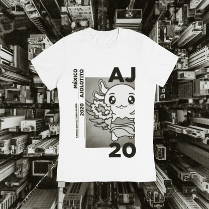 Playera Urbana Axolotzin Victoria Alada México 2020