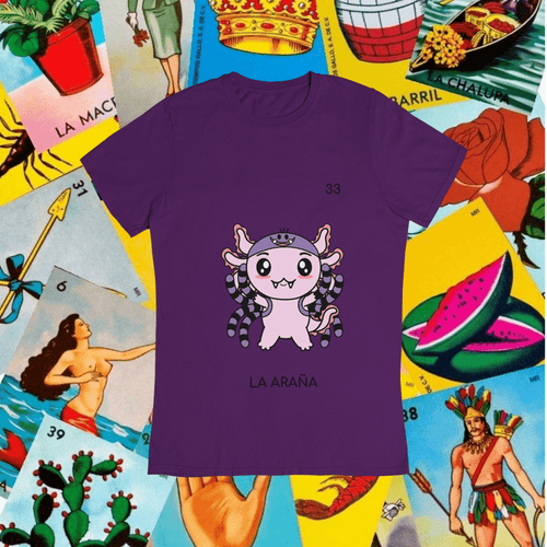 Playera Axoloteria La Araña Ajolote
