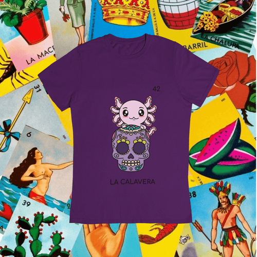 Playera Axoloteria La Calavera Ajolote