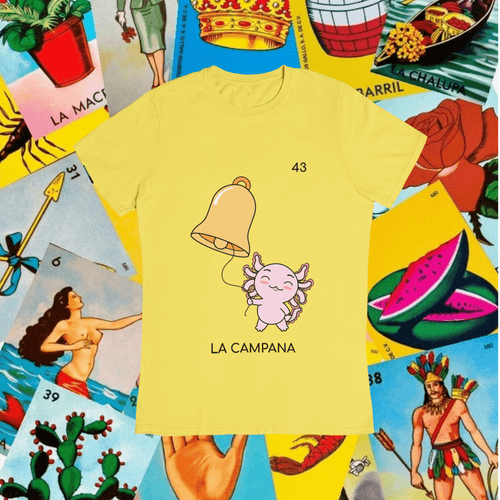 Playera Axoloteria La Campana Ajolote