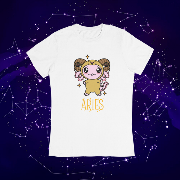 Playera Axolotzin Horoscopos Nombre Aries Ajolote Adulto E Infantil