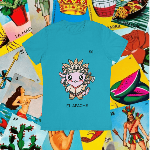 Playera Axoloteria El Apache Ajolote