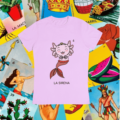 Playera Axoloteria La Sirena