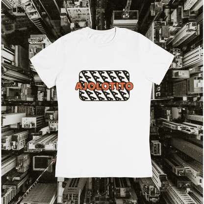 Playera Urbana Letras Ajolotito 3 Ajolote