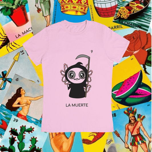 Playera Axoloteria La Muerte Ajolote Adulto E Infantil