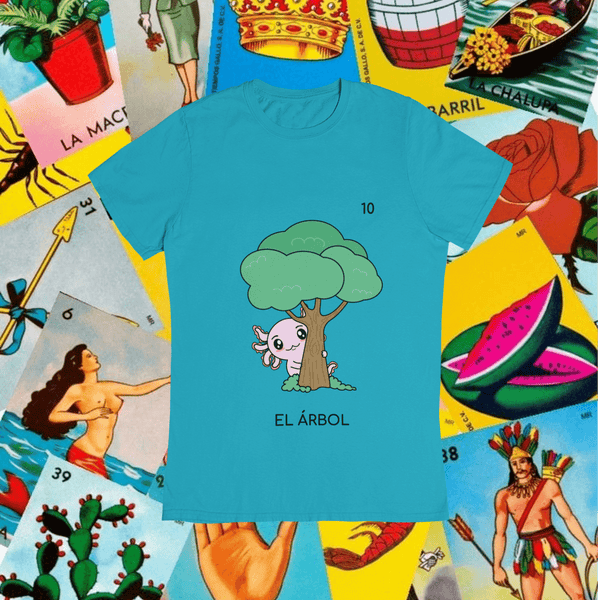 Playera Axoloteria El Arbol Ajolote Adulto E Infantil