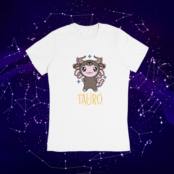 Playera Axolotzin Horoscopos Nombre Tauro Ajolote Adulto E Infantil