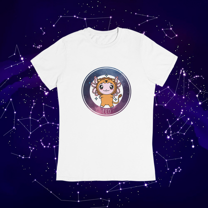 Playera Axolotzin Horoscopos Galaxy Leo Ajolote