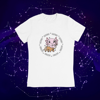 Playera Axolotzin Horoscopos Aro Sagitario Ajolote