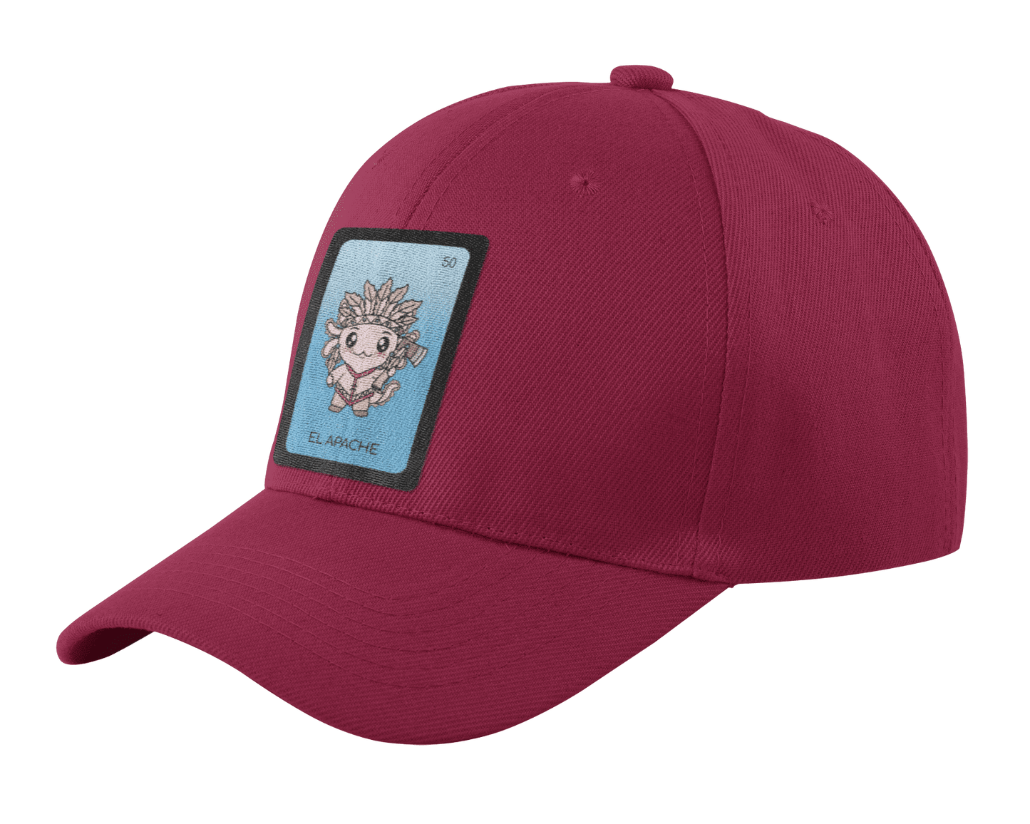 Gorra Unisex Curva Axoloteria El Apache Ajolote