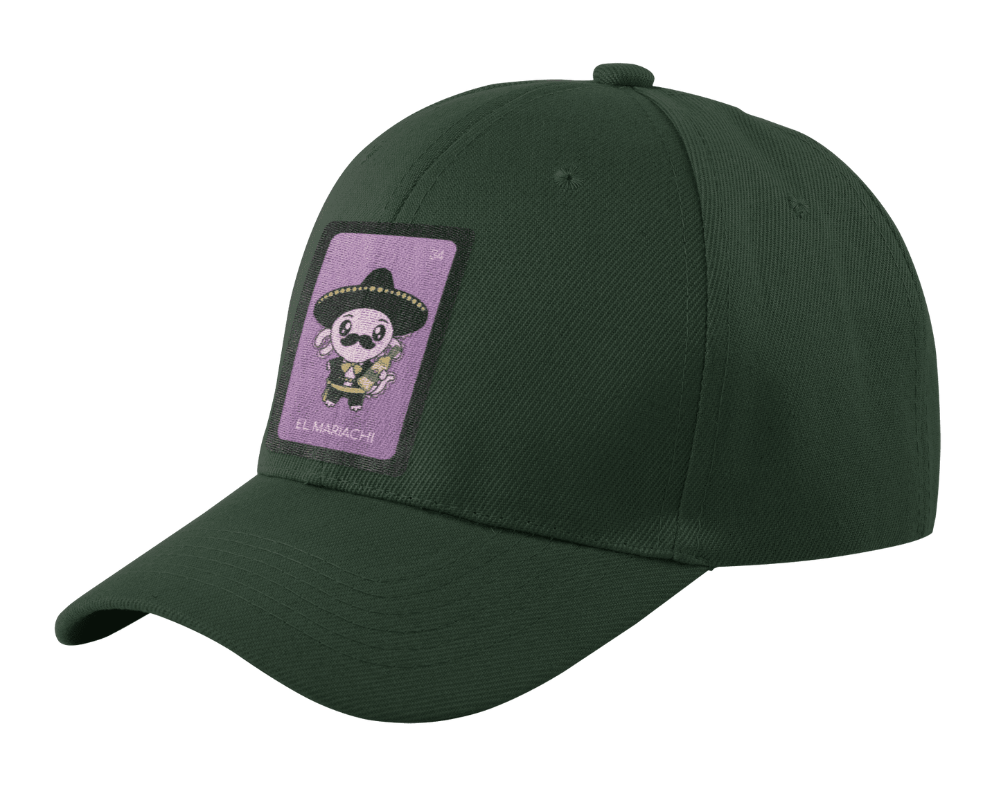 Gorra Unisex Curva Axoloteria El Mariachi Ajolote