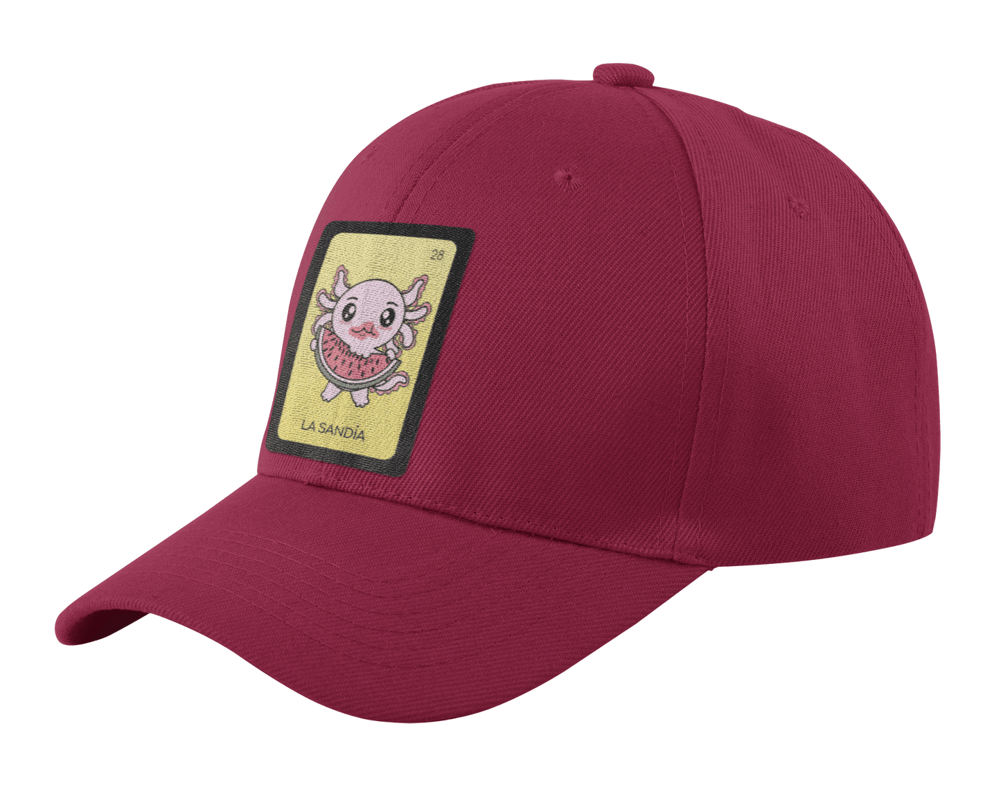 Gorra Unisex Curva Axoloteria La Sandia Ajolote