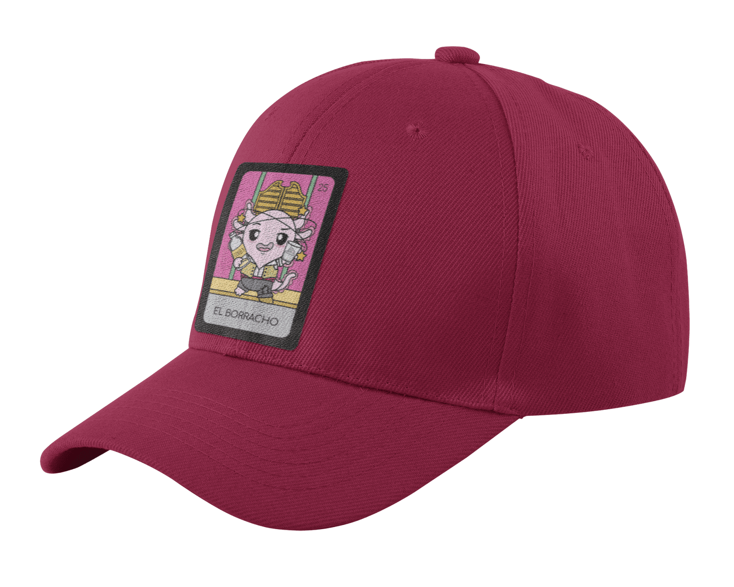 Gorra Unisex Curva Axoloteria El Borracho Ajolote