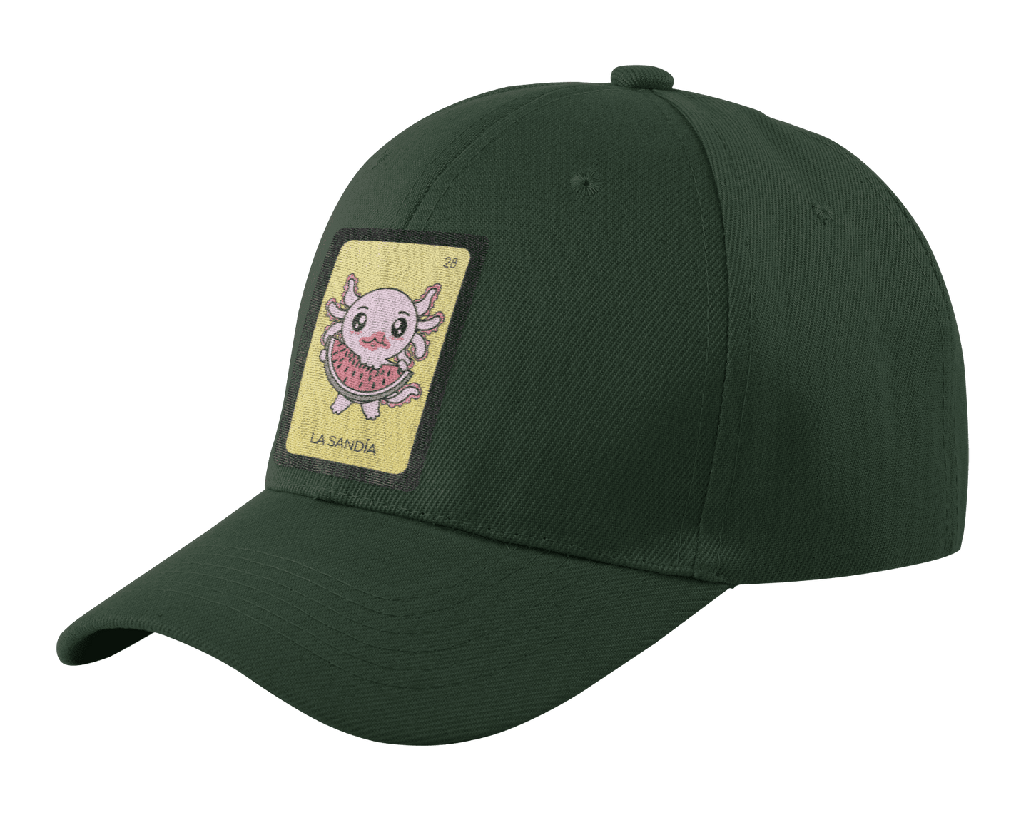 Gorra Unisex Curva Axoloteria La Sandia Ajolote