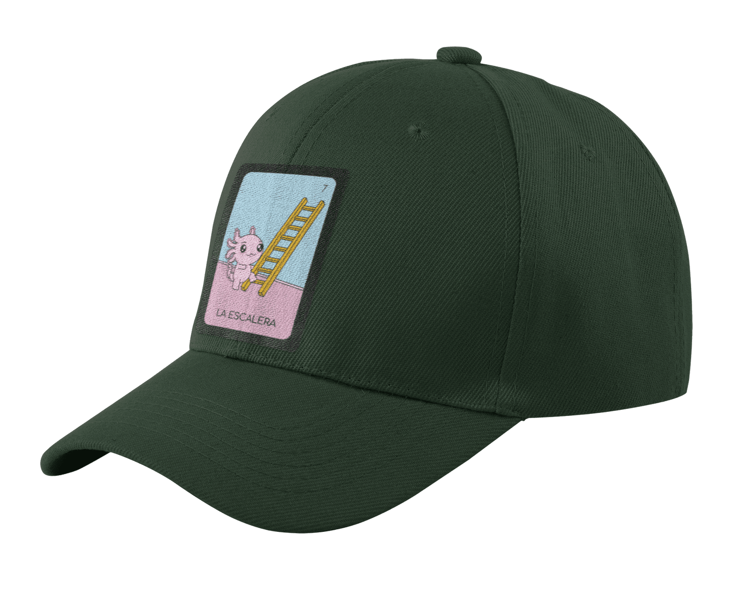 Gorra Unisex Curva Axoloteria La Escalera Ajolote