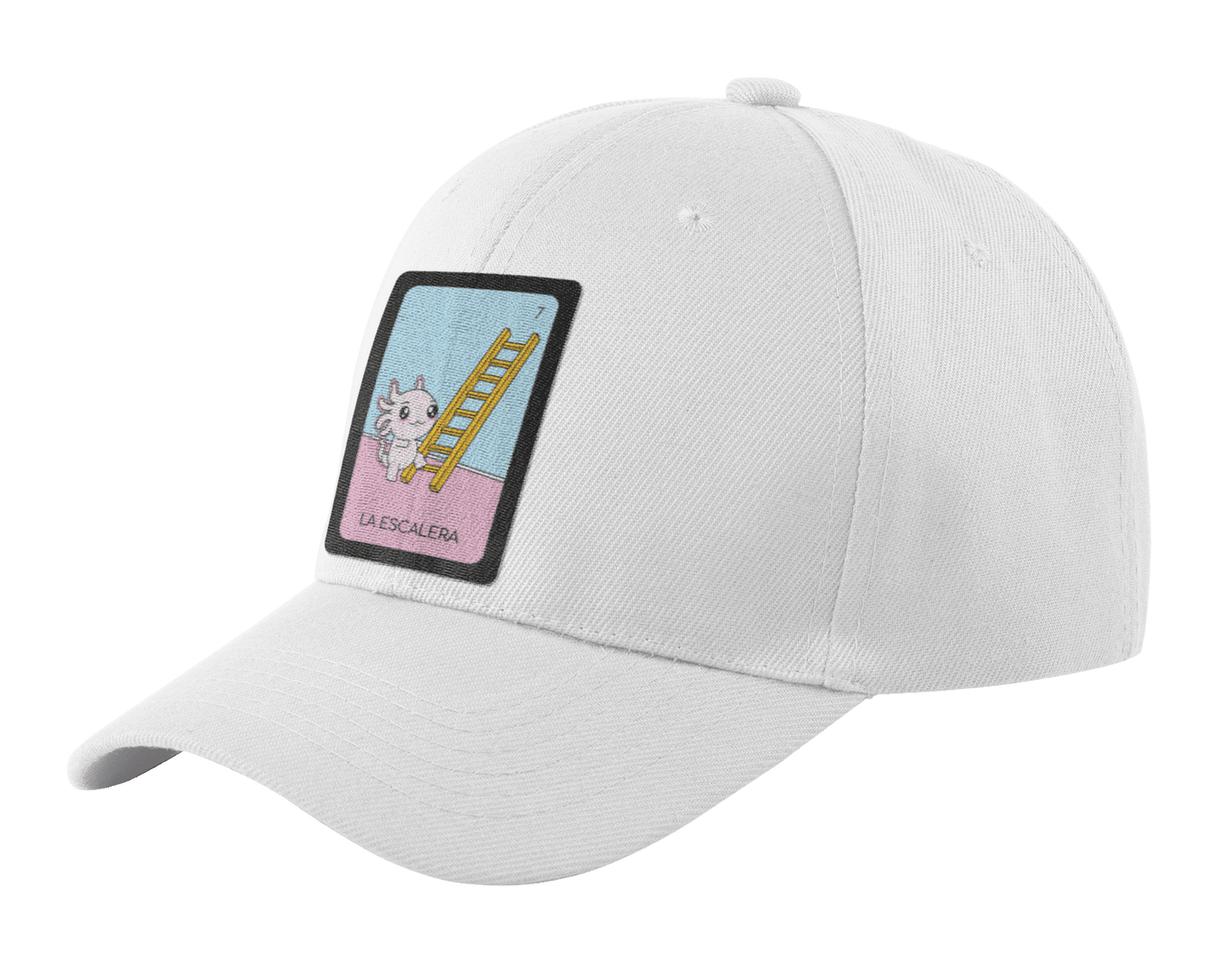 Gorra Unisex Curva Axoloteria La Escalera Ajolote