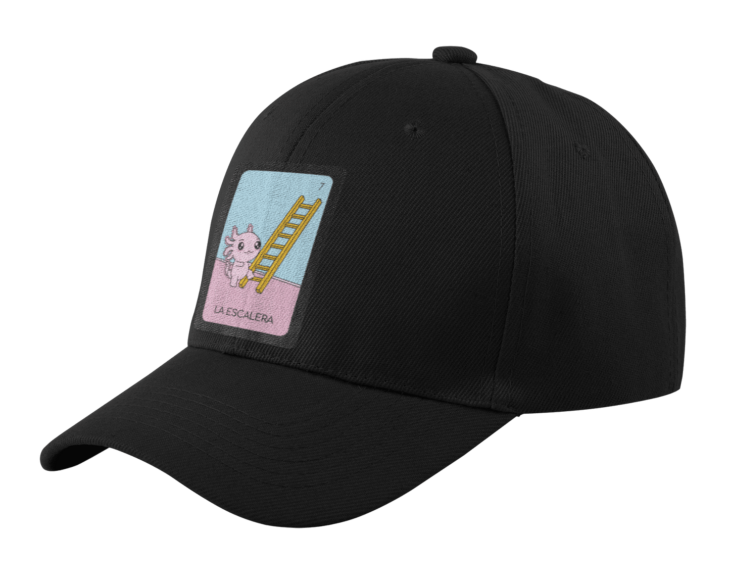 Gorra Unisex Curva Axoloteria La Escalera Ajolote