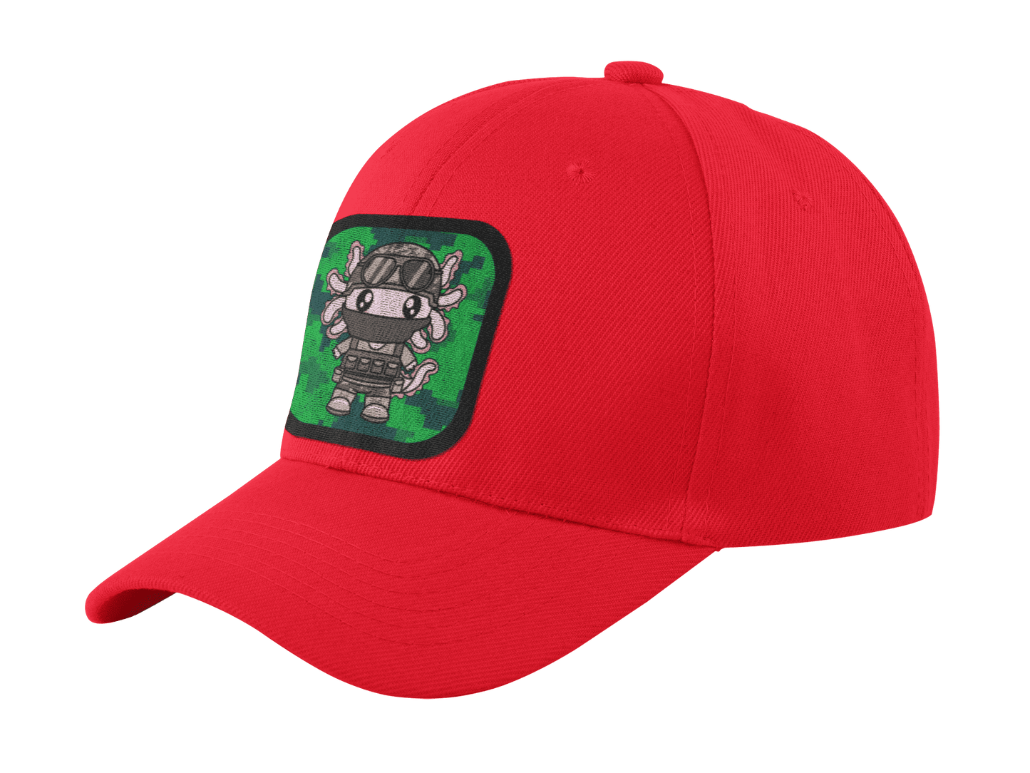 Gorra Unisex Curva Axolotzin Militar