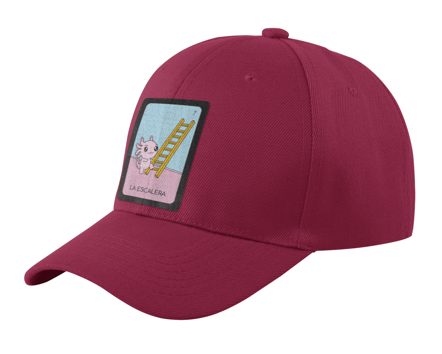 Gorra Unisex Curva Axoloteria La Escalera Ajolote