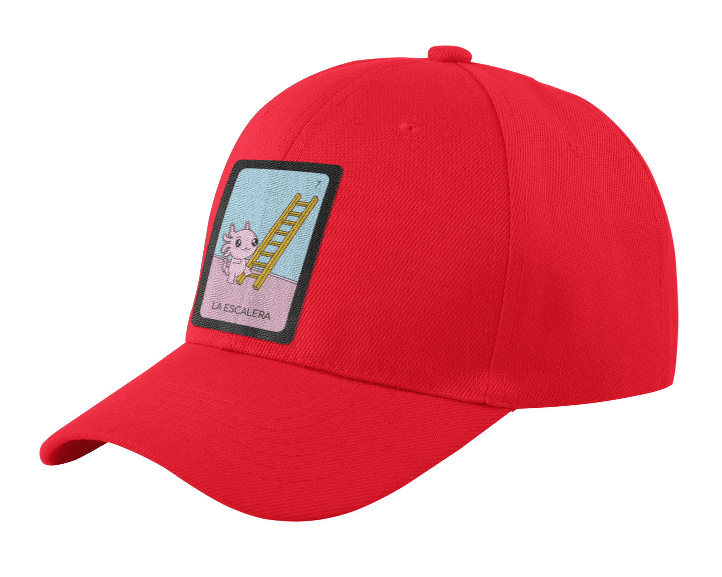 Gorra Unisex Curva Axoloteria La Escalera Ajolote
