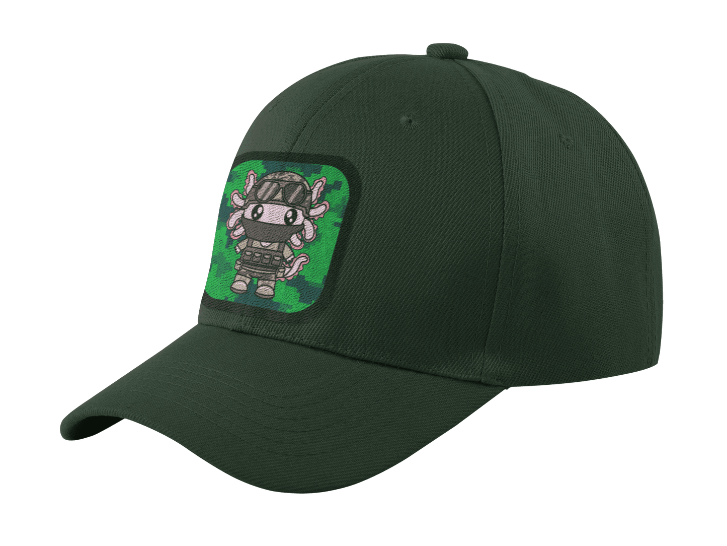 Gorra Unisex Curva Axolotzin Militar