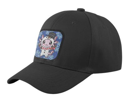 Gorra Unisex Curva Axolotzin Muñeco De Nieve