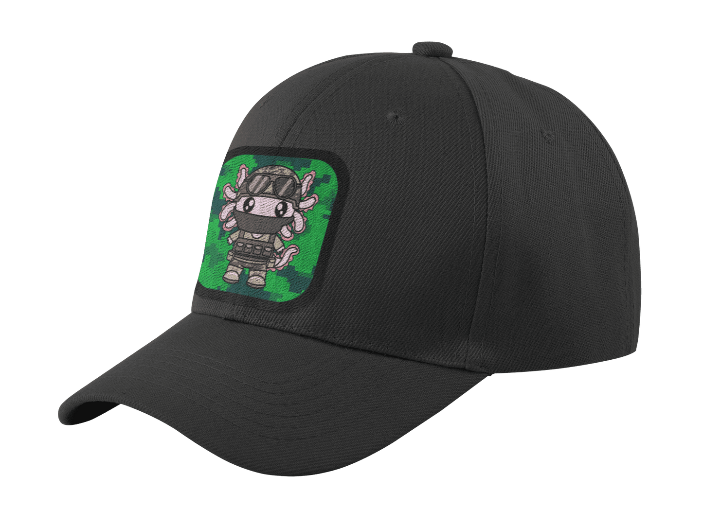 Gorra Unisex Curva Axolotzin Militar