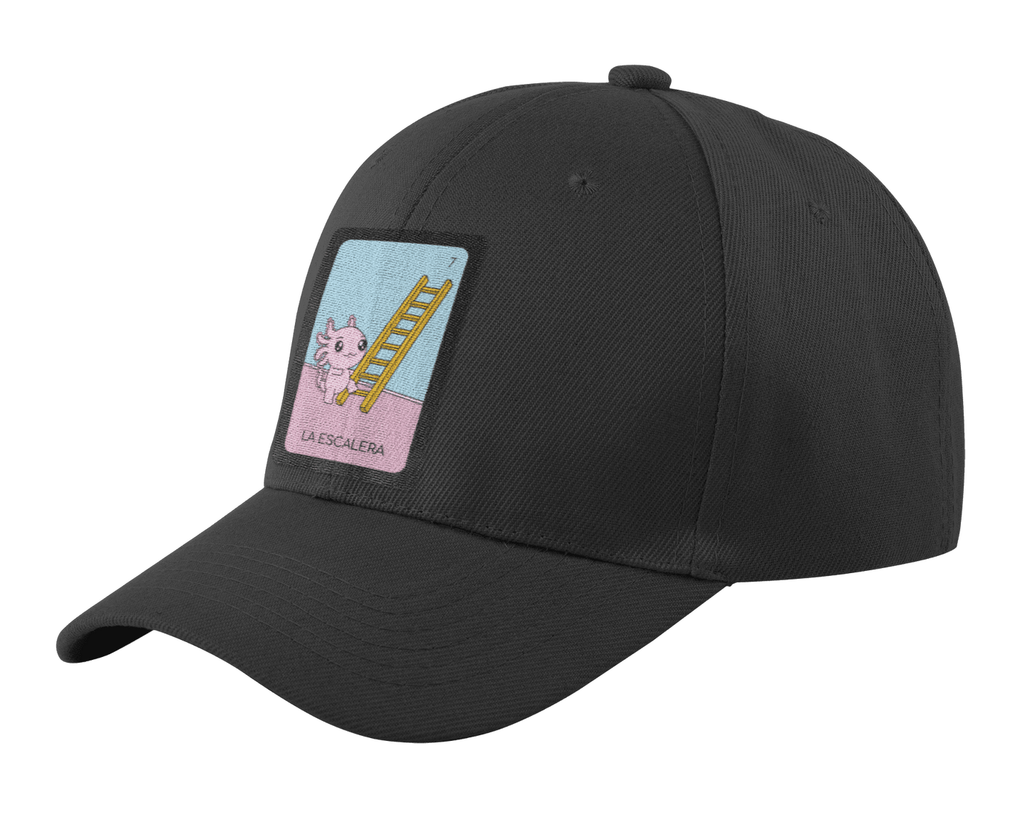 Gorra Unisex Curva Axoloteria La Escalera Ajolote