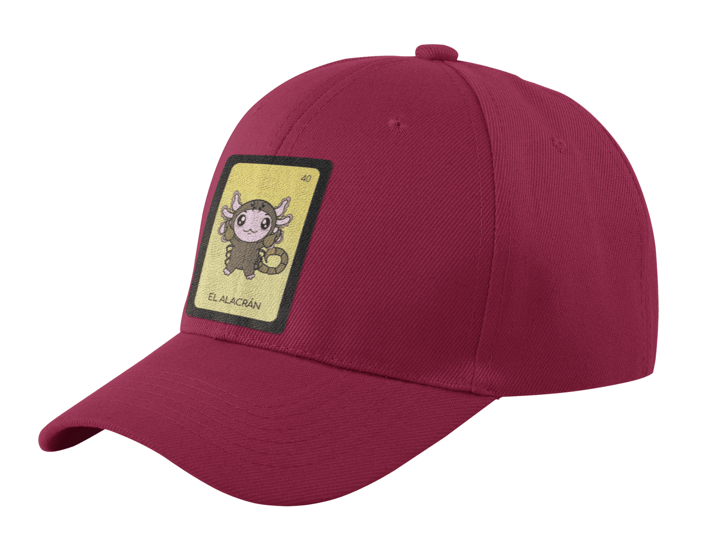 Gorra Unisex Curva Axoloteria El Alacrán Ajolote