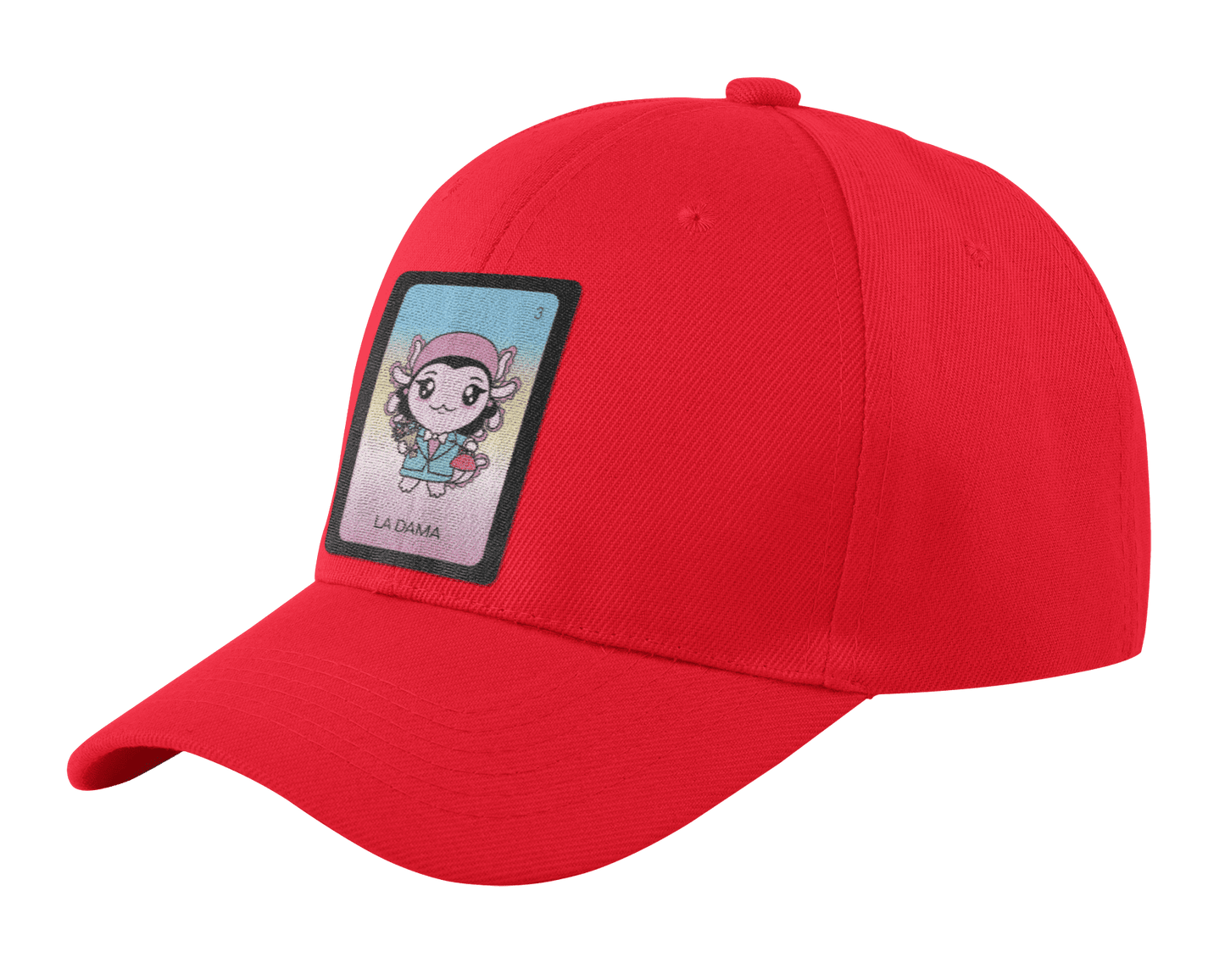 Gorra Unisex Curva Axoloteria La Dama Ajolote