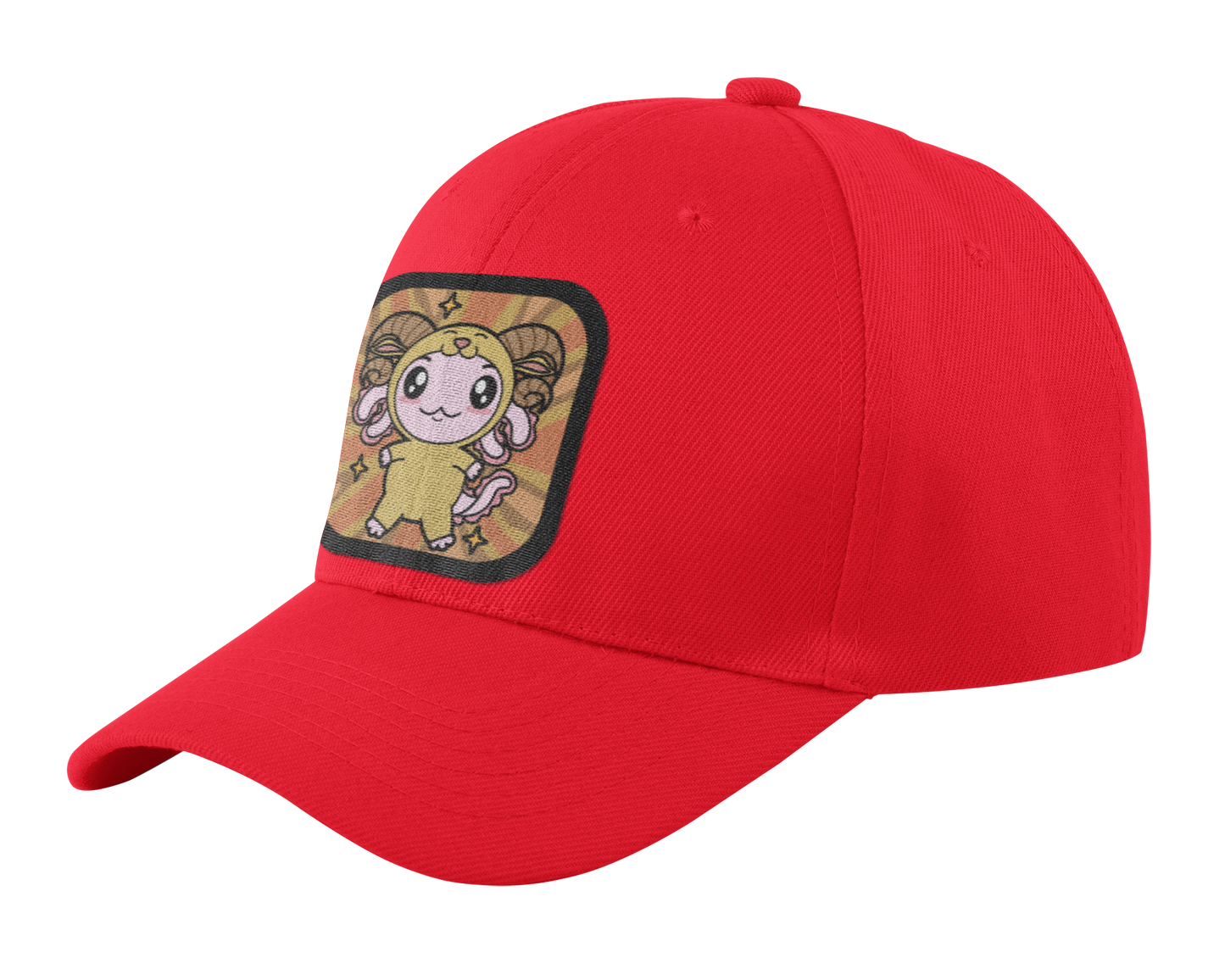 Gorra Unisex Curva Axolotzin Horoscopos Aries Ajolote