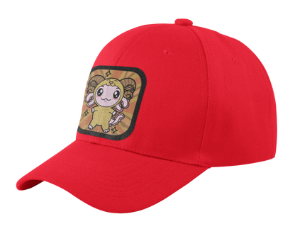 Gorra Unisex Curva Axolotzin Horoscopos Aries Ajolote