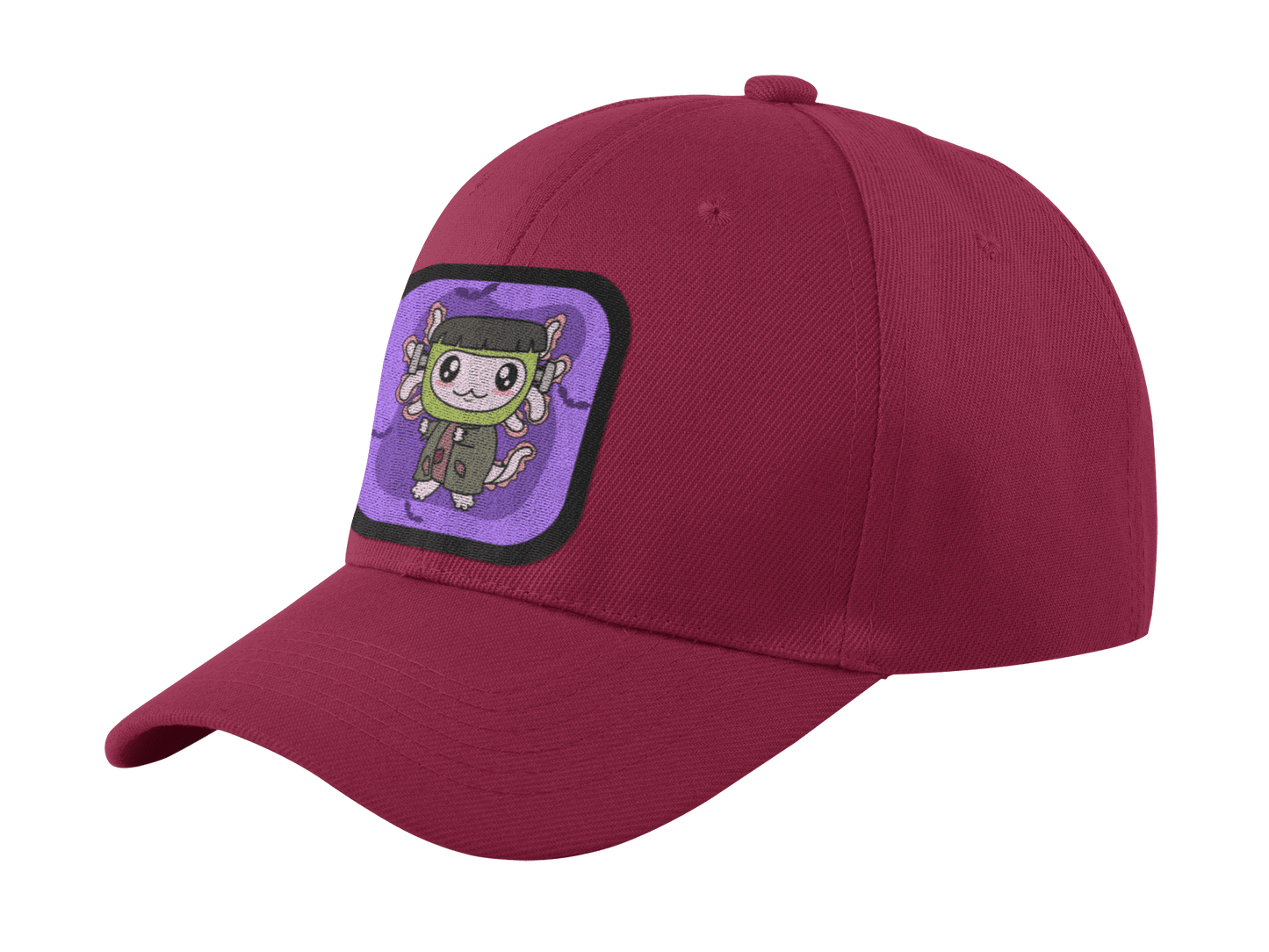 Gorra Unisex Curva Axolotzin Monstruo De Frankenstein