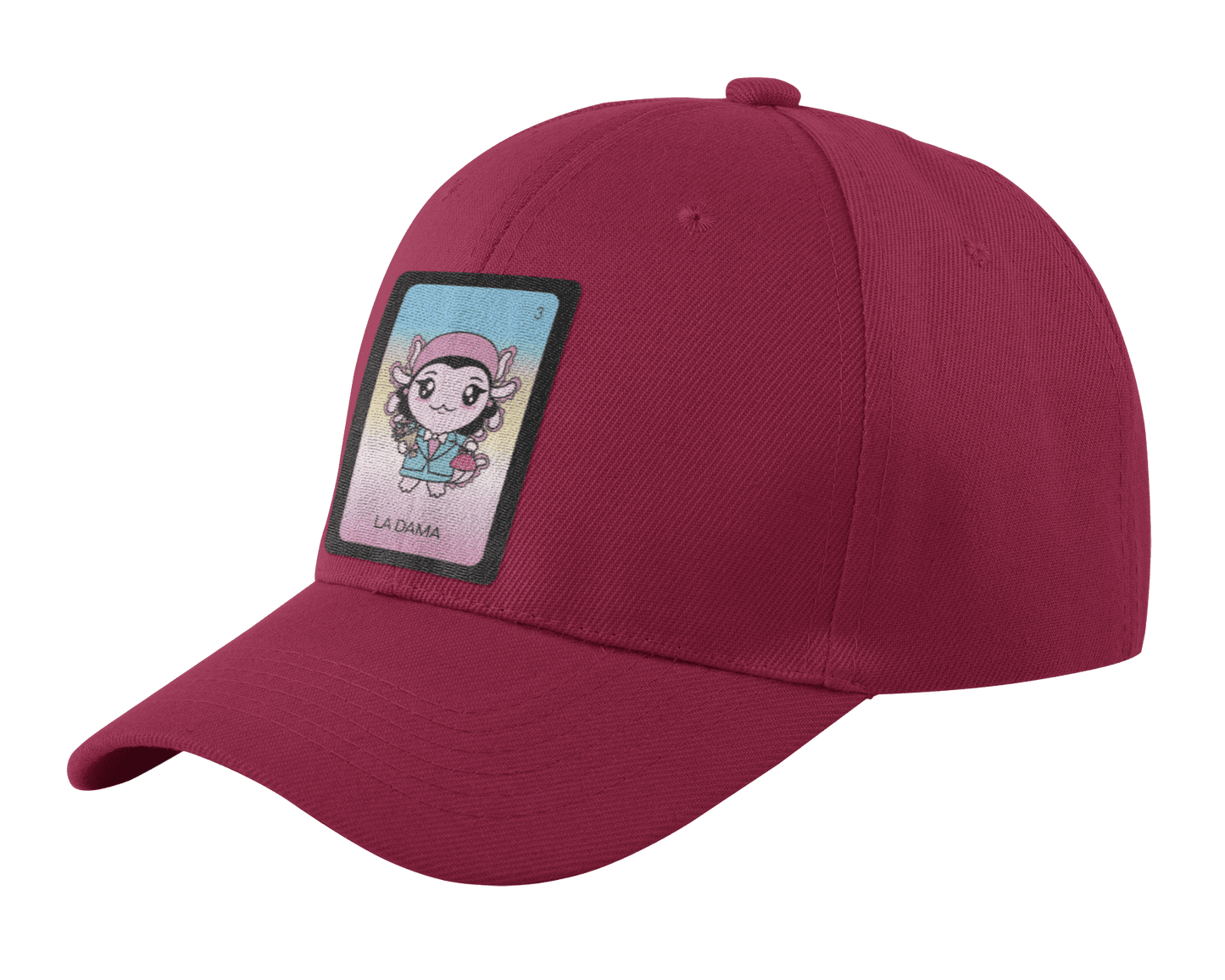 Gorra Unisex Curva Axoloteria La Dama Ajolote