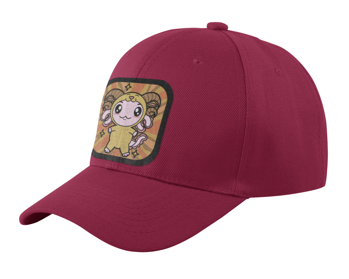 Gorra Unisex Curva Axolotzin Horoscopos Aries Ajolote