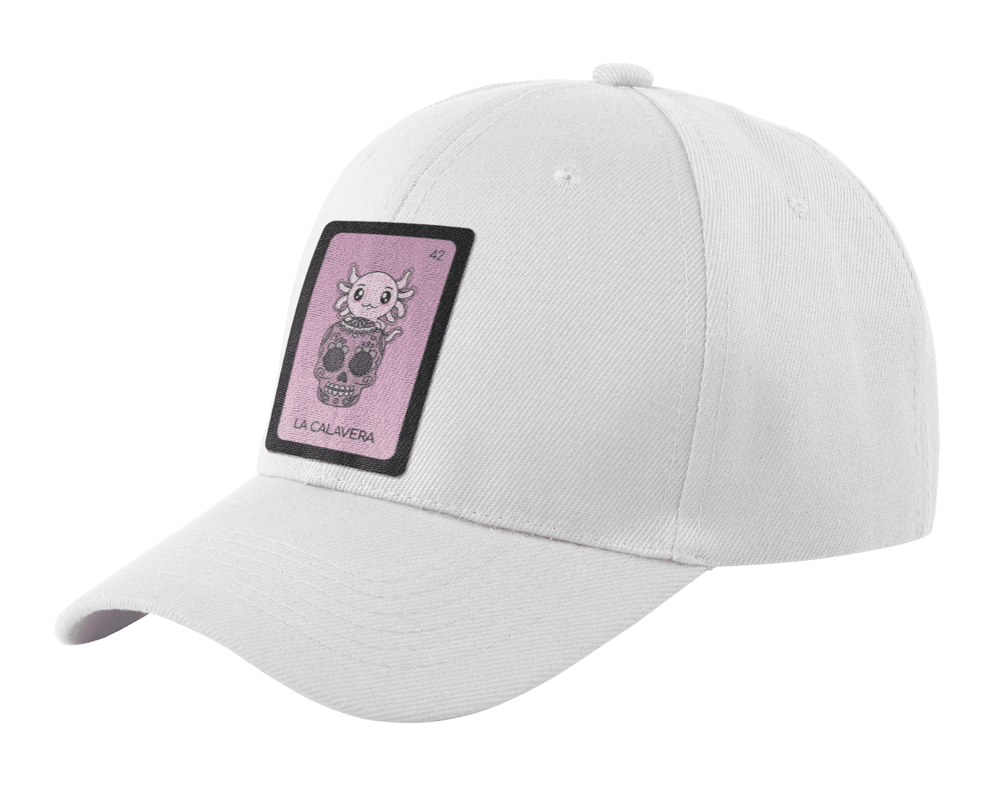 Gorra Unisex Curva Axoloteria La Calavera Ajolote