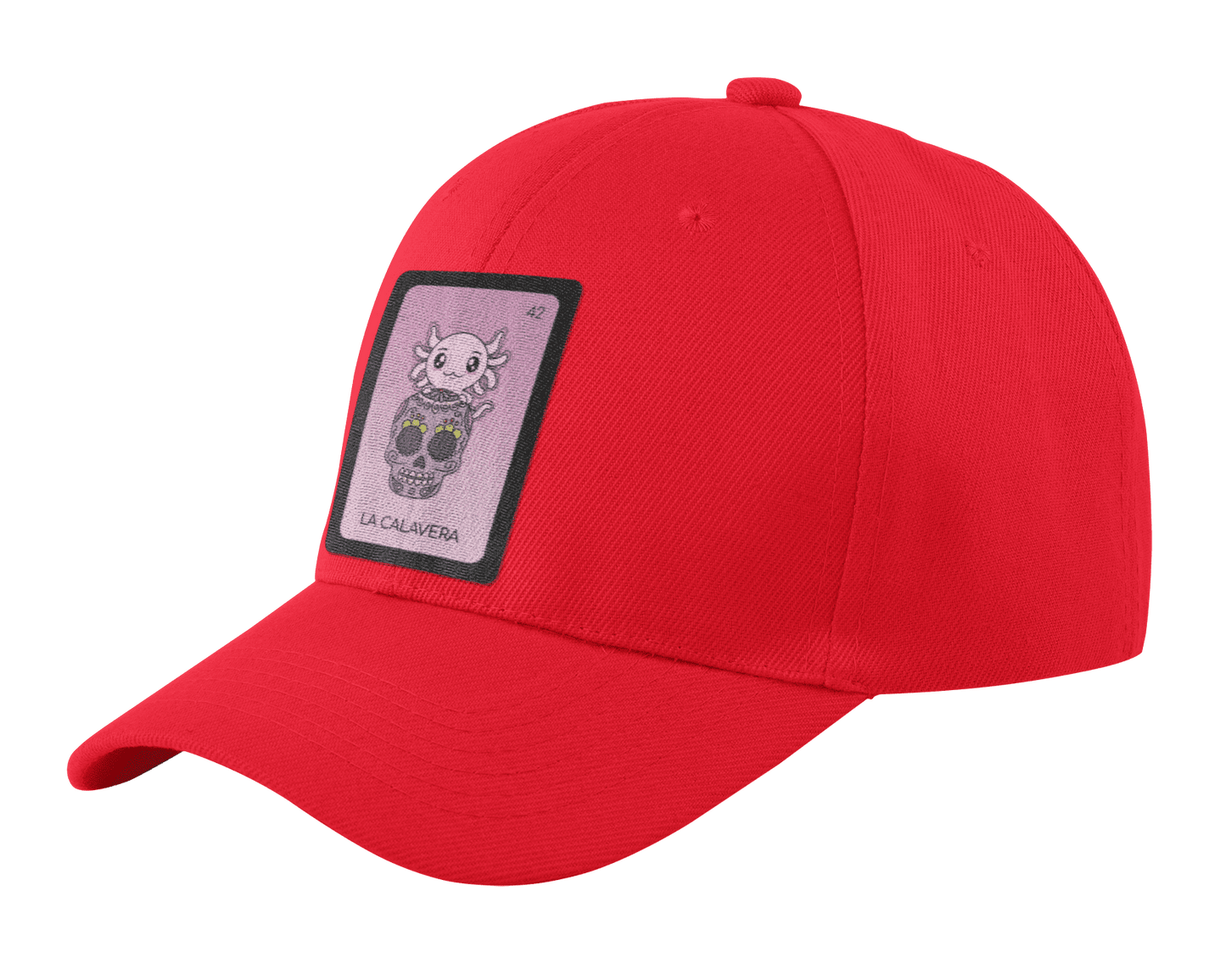 Gorra Unisex Curva Axoloteria La Calavera Ajolote