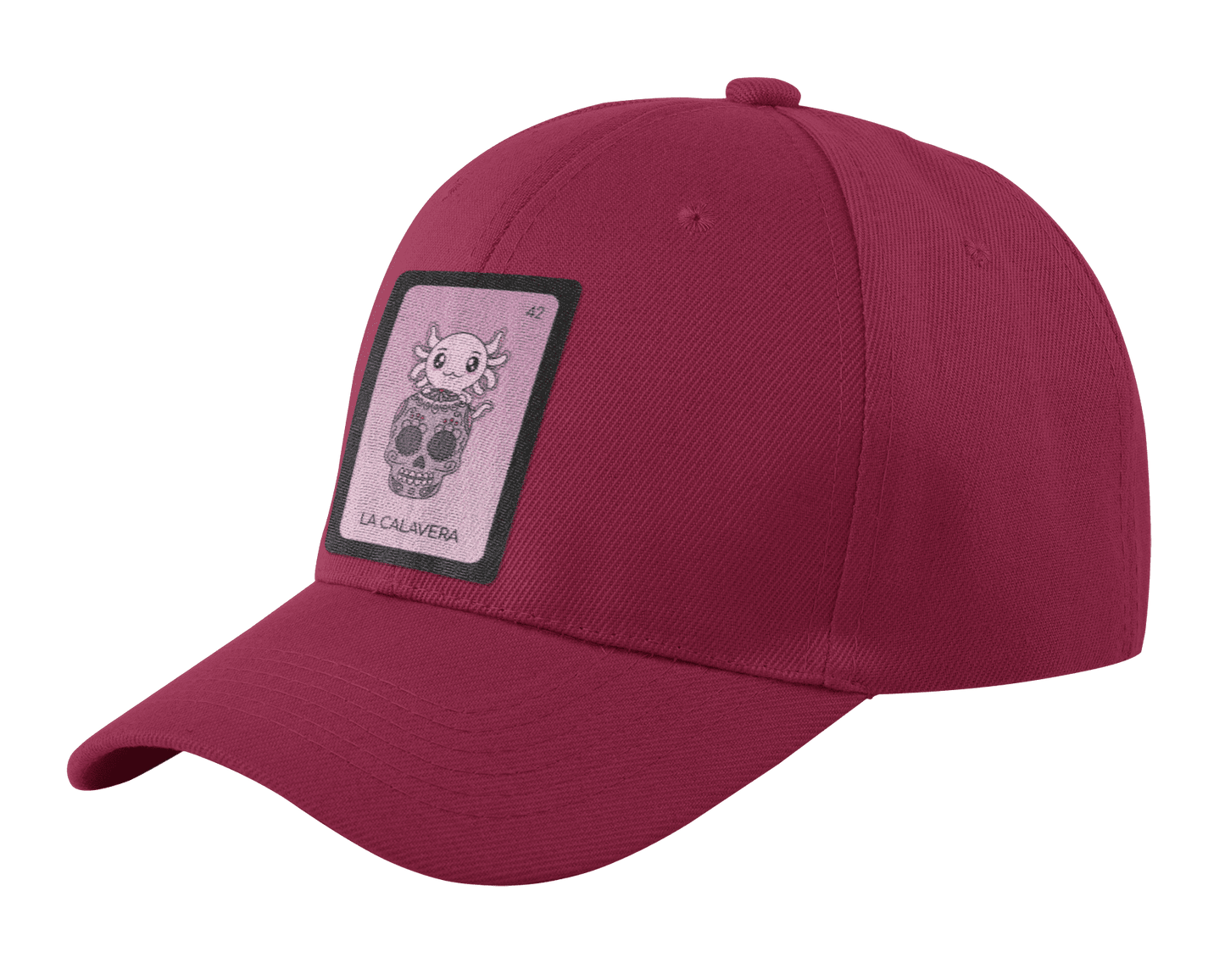 Gorra Unisex Curva Axoloteria La Calavera Ajolote