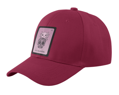 Gorra Unisex Curva Axoloteria La Calavera Ajolote