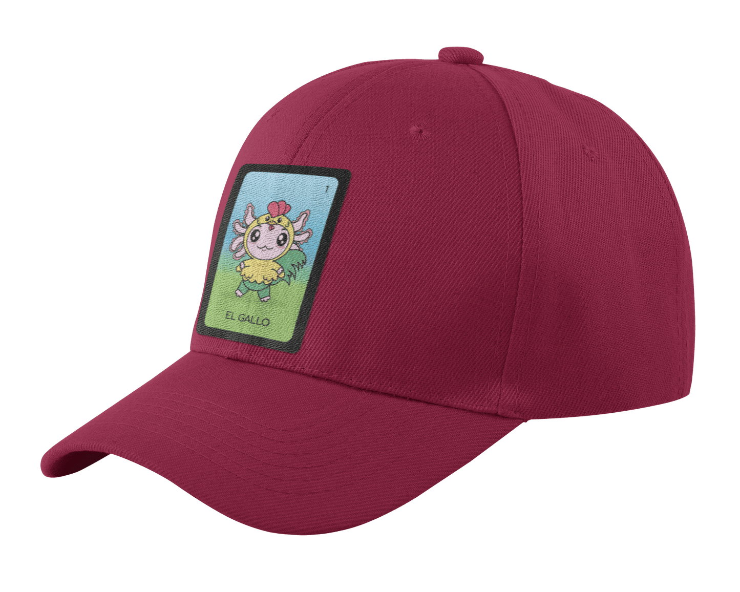 Gorra Unisex Curva Axoloteria El Gallo Ajolote
