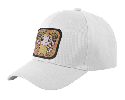 Gorra Unisex Curva Axolotzin Horoscopos Aries Ajolote
