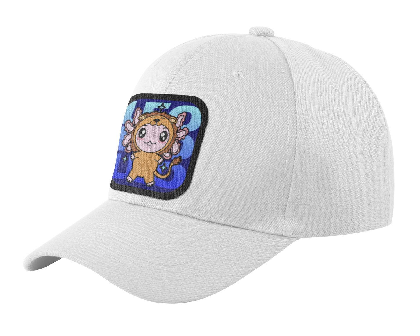 Gorra Unisex Curva Axolotzin Horoscopos Leo Ajolote
