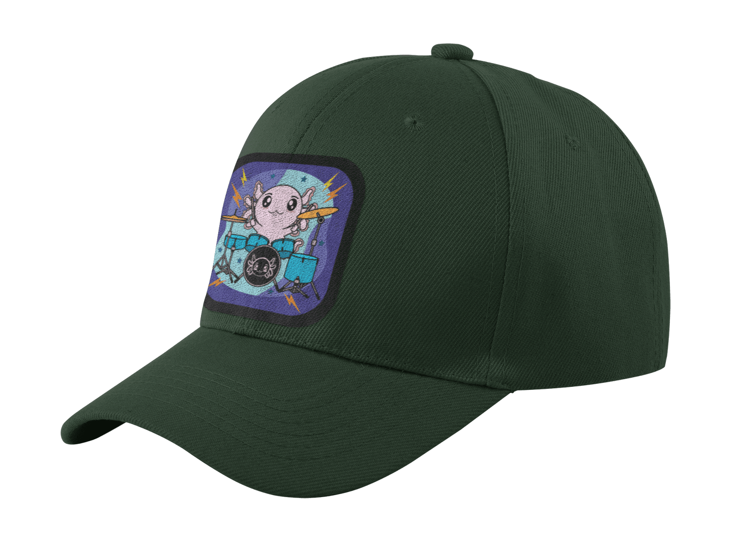 Gorra Unisex Curva Axolotzin Baterista