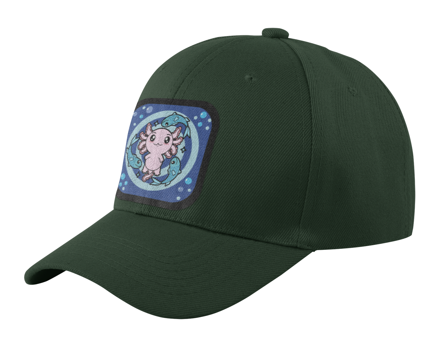 Gorra Unisex Curva Axolotzin Horoscopos Piscis Ajolote