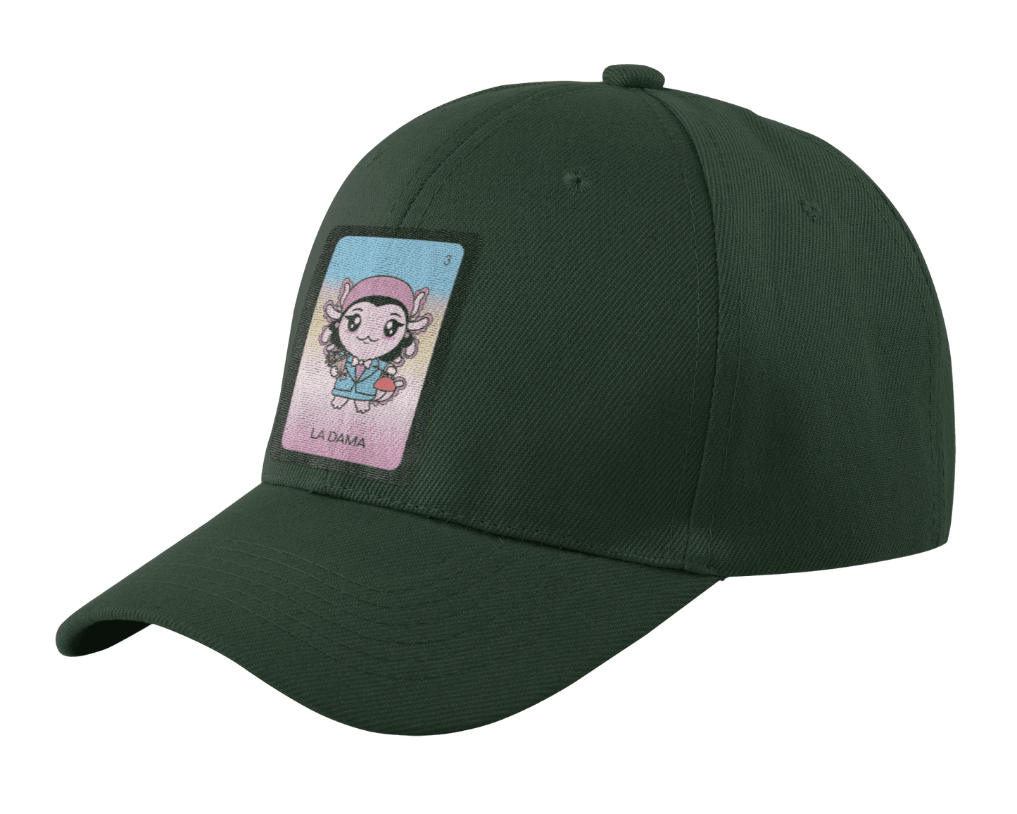 Gorra Unisex Curva Axoloteria La Dama Ajolote