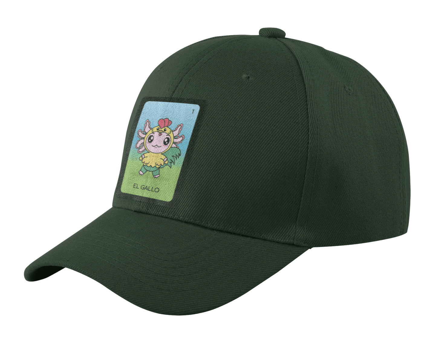 Gorra Unisex Curva Axoloteria El Gallo Ajolote
