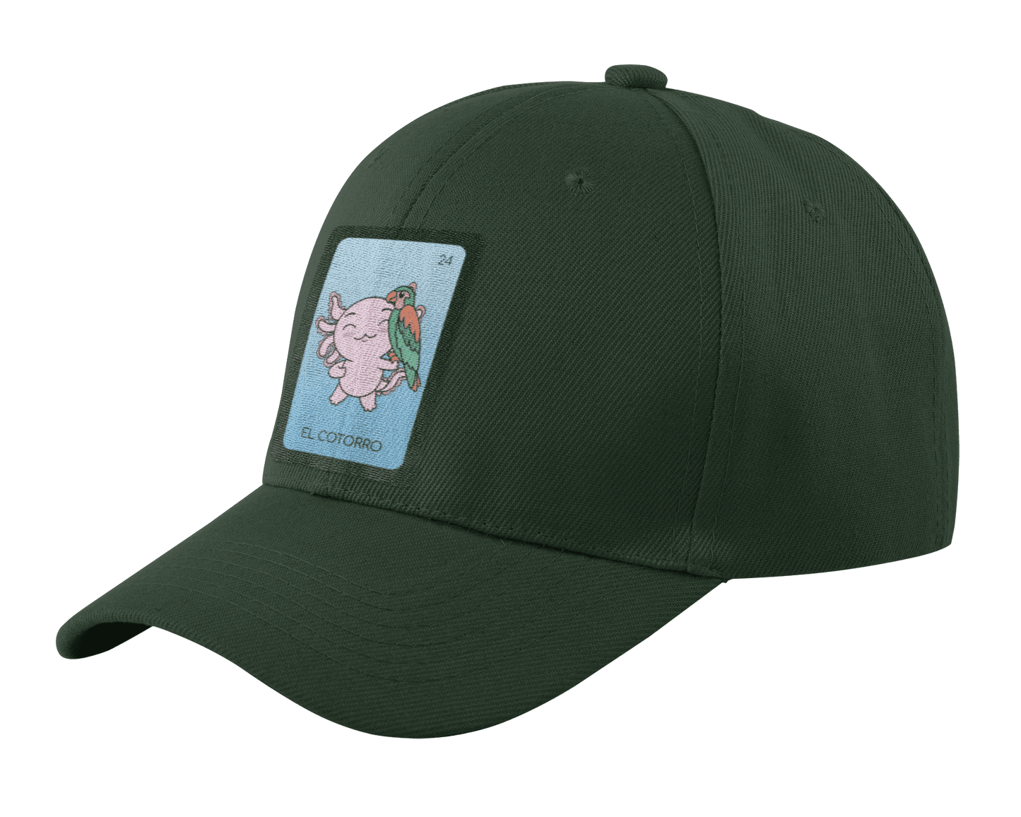 Gorra Unisex Curva Axoloteria El Cotorro Ajolote