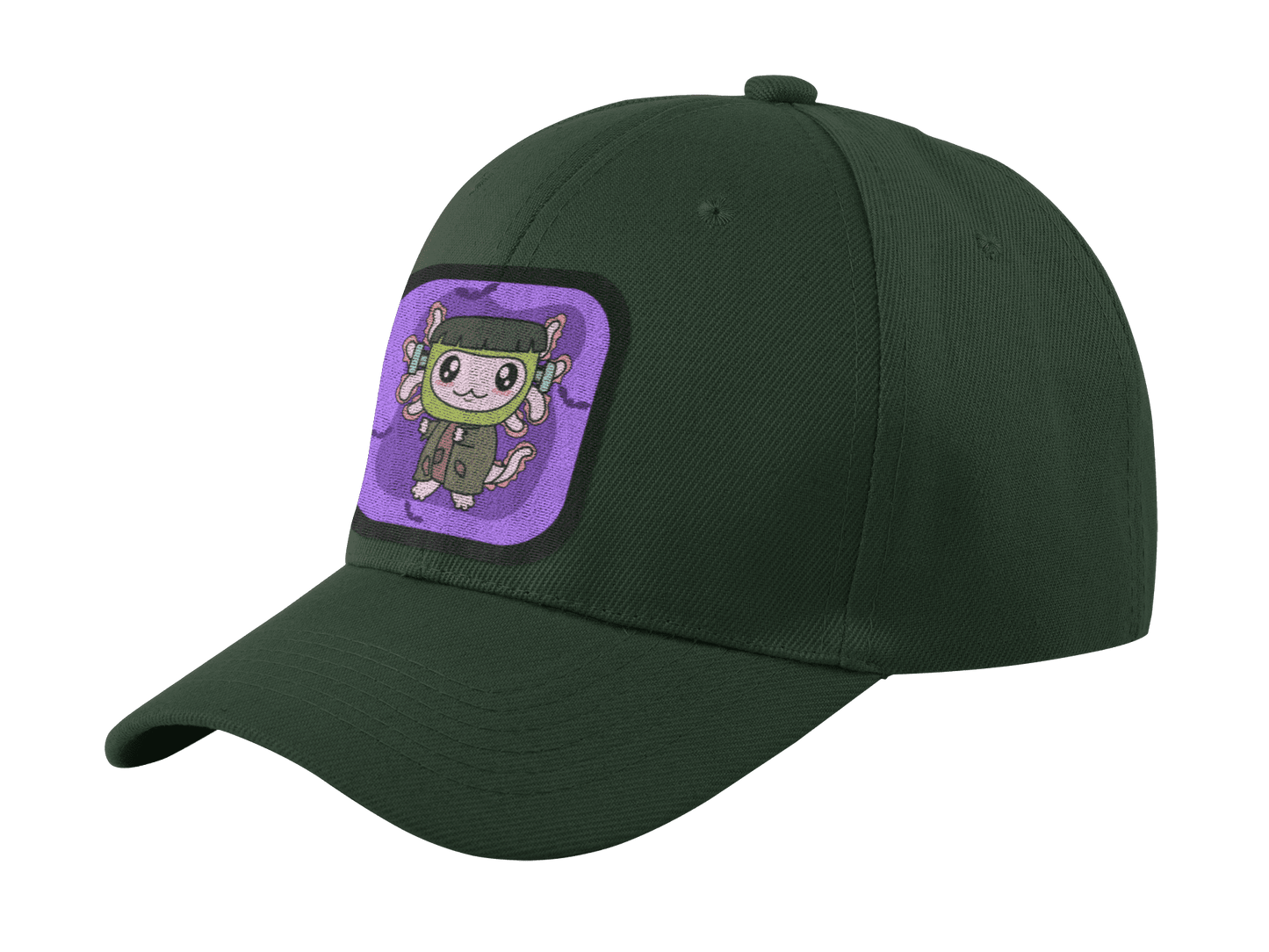 Gorra Unisex Curva Axolotzin Monstruo De Frankenstein